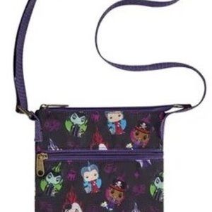 Loungefly Disney Villains Print Passport Bag
